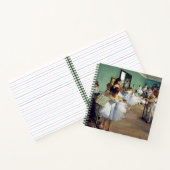 Edgar Degas - The Dance Class Notizblock (Innenseite)