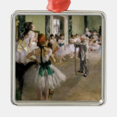 Edgar Degas - The Dance Class Ornament Aus Metall (Vorne)