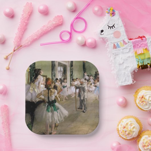 Edgar Degas - The Dance Class Pappteller (Party)