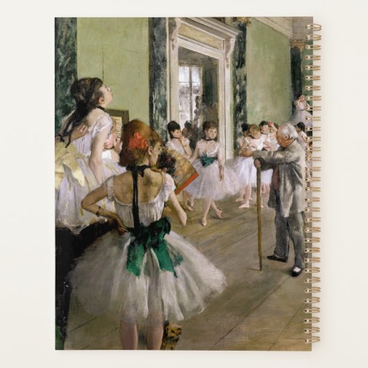 Edgar Degas - The Dance Class Planer (Rückseite)
