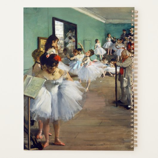 Edgar Degas - The Dance Class Planer (Rückseite)