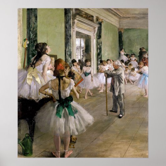 Edgar Degas - The Dance Class Poster (Vorne)