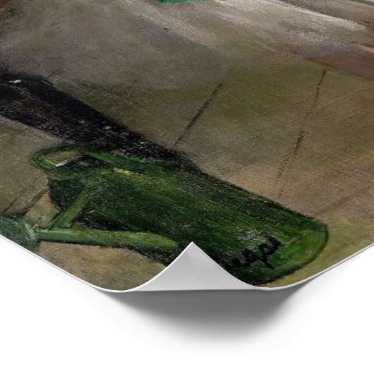 Edgar Degas - The Dance Class Poster (Ecke)