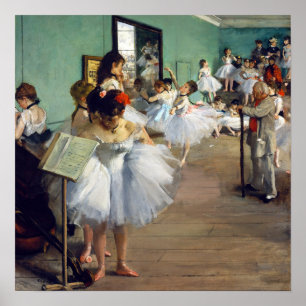 Edgar Degas - The Dance Class Poster
