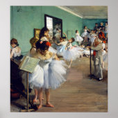 Edgar Degas - The Dance Class Poster (Vorne)