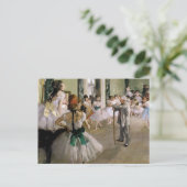 Edgar Degas - The Dance Class Postkarte (Stehend Vorderseite)