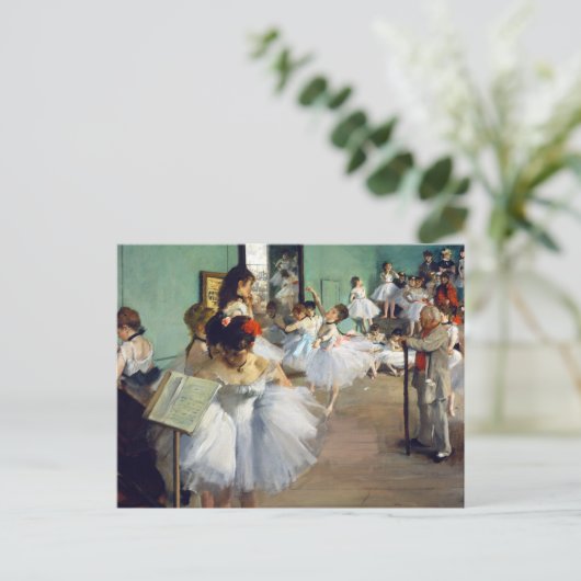 Edgar Degas - The Dance Class Postkarte (Stehend Vorderseite)