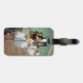 Edgar Degas - The Dance Class - QR Code Gepäckanhänger (Rückseite horizontal)