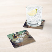 Edgar Degas - The Dance Class Rechteckiger Pappuntersetzer (Vor Ort)