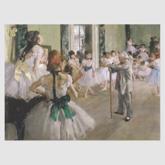 Edgar Degas - The Dance Class Seidenpapier (Vorderseite)