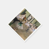 Edgar Degas - The Dance Class Serviette (Ecke)