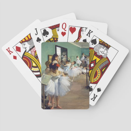 Edgar Degas - The Dance Class Spielkarten (Rückseite)