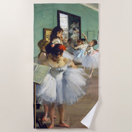 Edgar Degas - The Dance Class Strandtuch (Vorderseite)