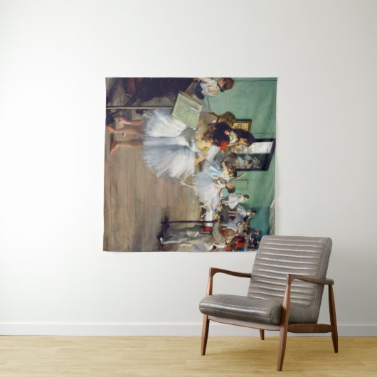 Edgar Degas - The Dance Class Wandteppich (Beispiel (Horizontal))