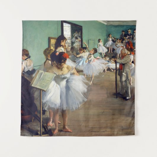 Edgar Degas - The Dance Class Wandteppich (Vorderseite)