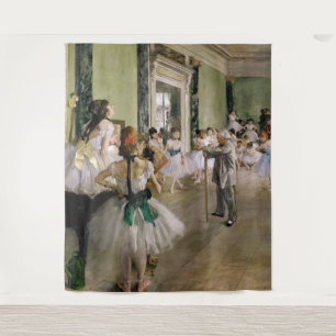 Edgar Degas - The Dance Class Wandteppich
