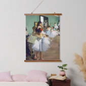 Edgar Degas - The Dance Class Wandteppich Mit Holzrahmen (Schlafzimmer)