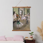 Edgar Degas - The Dance Class Wandteppich Mit Holzrahmen (Schlafzimmer)