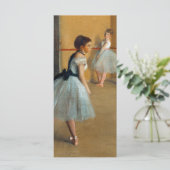 Edgar Degas The Dance Foyer at the Opera Card (Stehend Vorderseite)