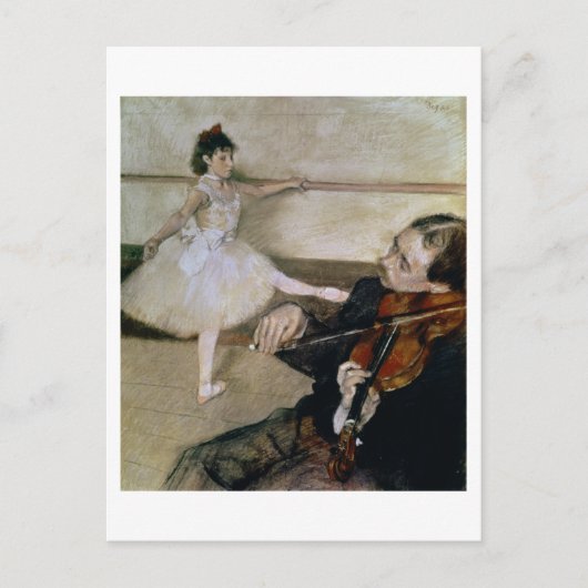 Edgar Degas | The Dance Lesson, c.1879 Postkarte (Vorderseite)