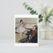 Edgar Degas | The Dance Lesson, c.1879 Postkarte (Stehend Vorderseite)