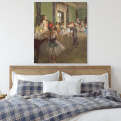 Edgar Degas | The Dancing Class, c.1873-76 Leinwanddruck (Insitu (Schlafzimmer))