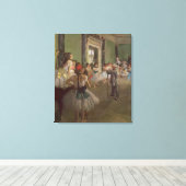 Edgar Degas | The Dancing Class, c.1873-76 Leinwanddruck (Insitu (Holzboden))