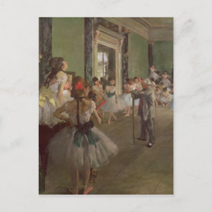 Edgar Degas The Dancing Class, c.1873-76 Postkarte