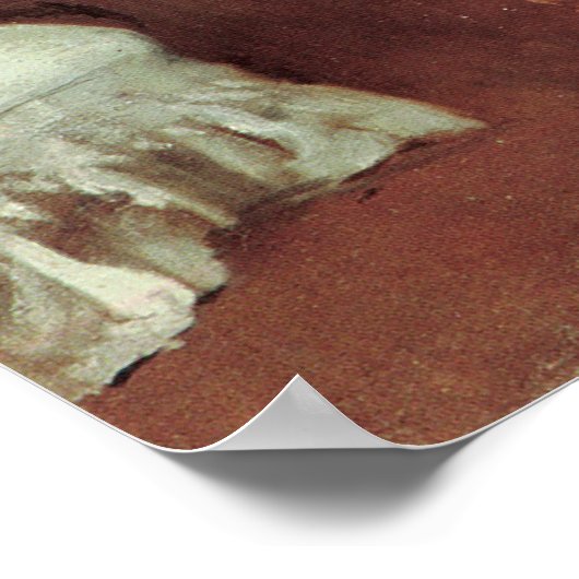 Edgar Degas The Duet Poster (Ecke)