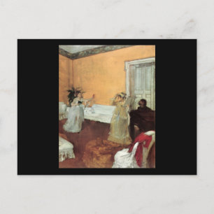 Edgar Degas The Duet Postkarte