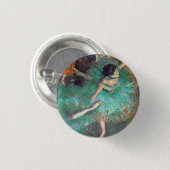 Edgar Degas - The Green Dancers - Ballet Dance Button (Vorne & Hinten)