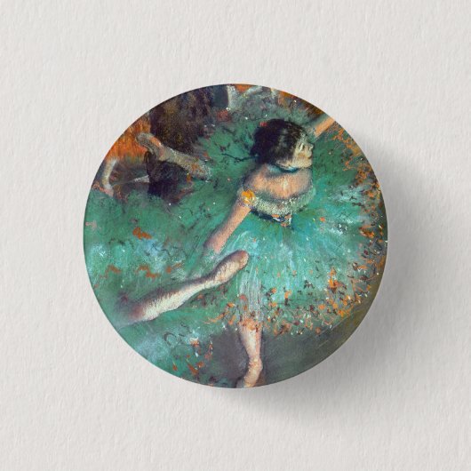 Edgar Degas - The Green Dancers - Ballet Dance Button (Vorderseite)