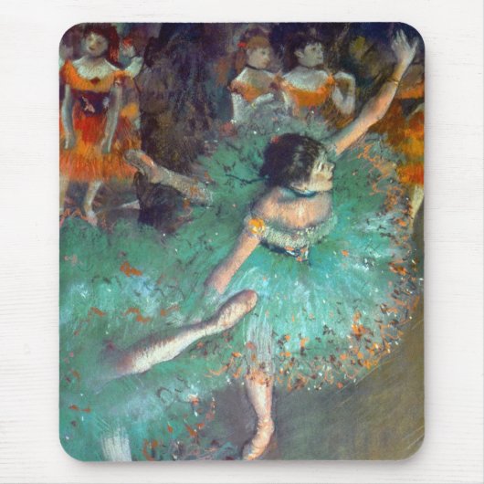 Edgar Degas - The Green Dancers - Ballet Dance Mousepad (Vorne)
