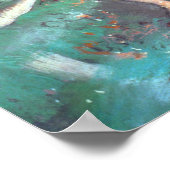 Edgar Degas - The Green Dancers - Ballet Dance Poster (Ecke)