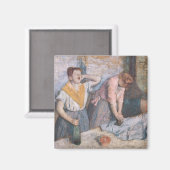 Edgar Degas | The Laundress, c.1884 Magnet (Vorderseite/Rückseite)