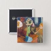 Edgar Degas - The Millinery Shop Button (Vorne & Hinten)