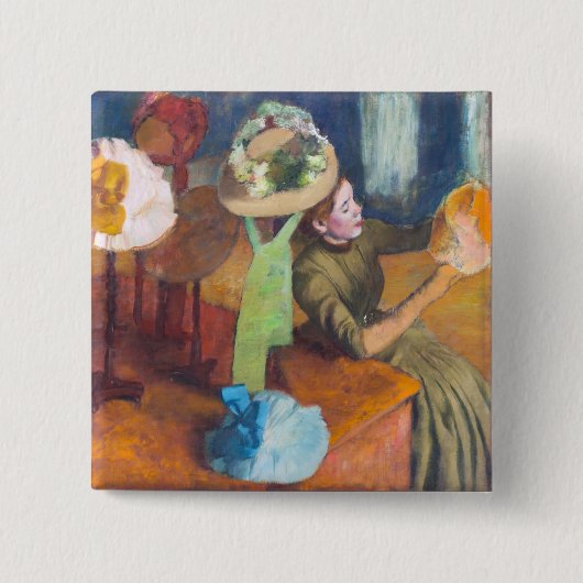 Edgar Degas - The Millinery Shop Button (Vorderseite)