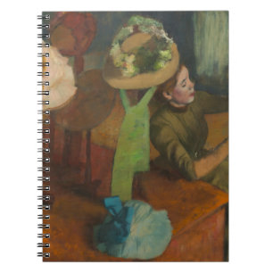 Edgar Degas - The Millinery Shop c. 1879-86 Notizblock