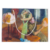 Edgar Degas - The Millinery Shop Große Geschenktüte (Rückseite)