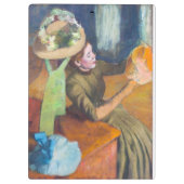 Edgar Degas - The Millinery Shop Klemmbrett (Rückseite)