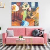 Edgar Degas - The Millinery Shop Leinwanddruck (Insitu (Wohnzimmer))