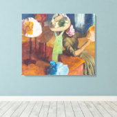 Edgar Degas - The Millinery Shop Leinwanddruck (Insitu (Holzboden))
