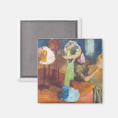 Edgar Degas - The Millinery Shop Magnet (Vorderseite/Rückseite)