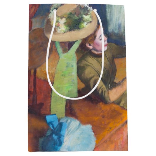 Edgar Degas - The Millinery Shop Mittlere Geschenktüte (Vorderseite)