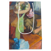 Edgar Degas - The Millinery Shop Mittlere Geschenktüte (Rückseite)