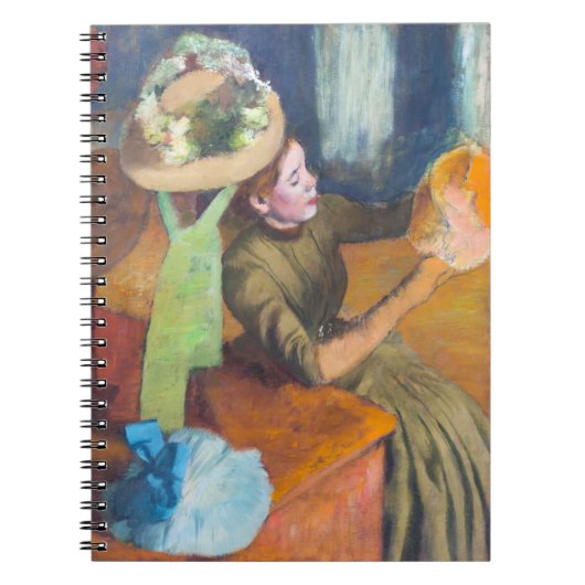 Edgar Degas - The Millinery Shop Notizblock (Vorderseite)