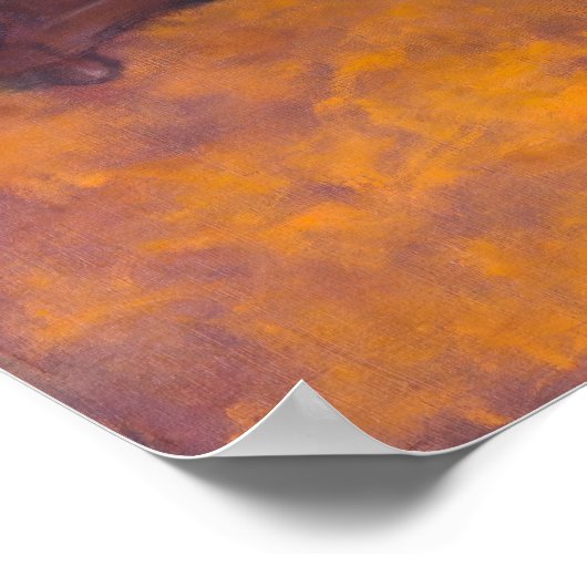 Edgar Degas - The Millinery Shop Poster (Ecke)