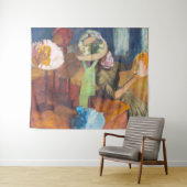 Edgar Degas - The Millinery Shop Wandteppich (Beispiel (Horizontal))