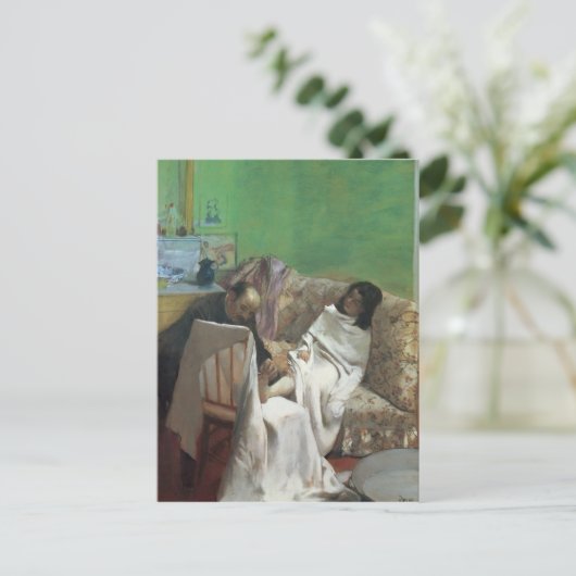 Edgar Degas | The Pedicure, 1873 Postkarte (Stehend Vorderseite)