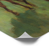 Edgar Degas The Riders Poster (Ecke)